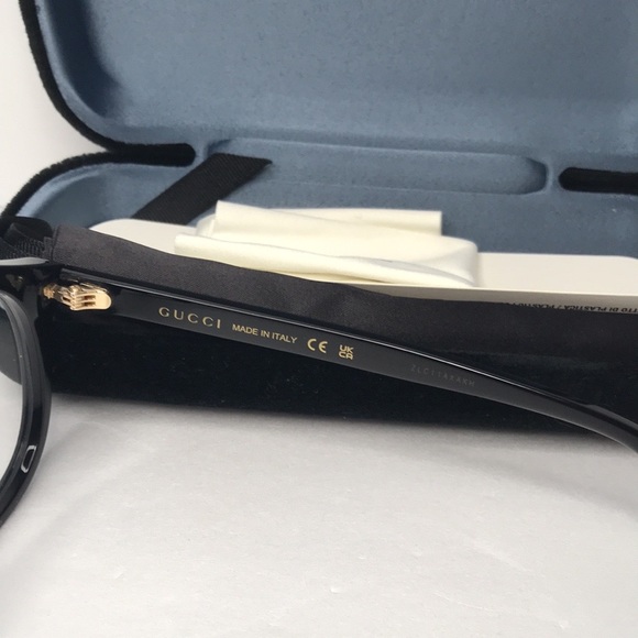Authentic GUCCI GG1320O 001 This aviator Gucci optical comes shiny black frame. - Picture 14 of 15